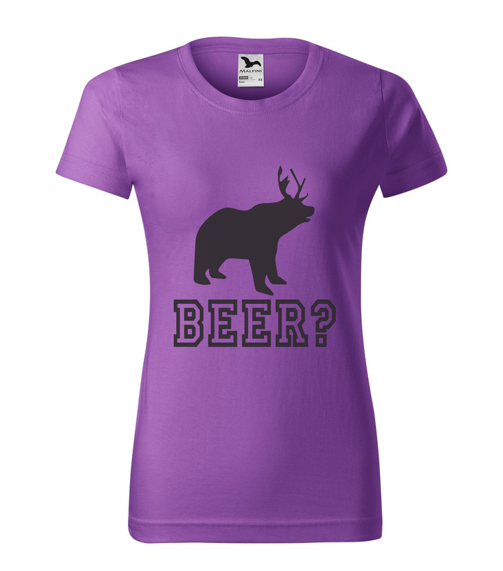 Beer, Deer, Bear? - Női póló lila