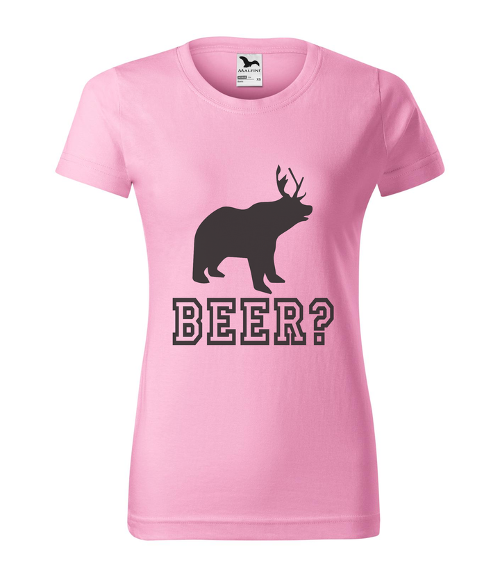 Beer, Deer, Bear? - Női póló rózsaszín