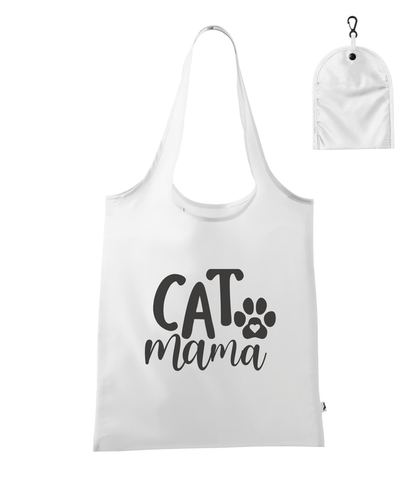 Cat mama - Bevásárló táska fehér