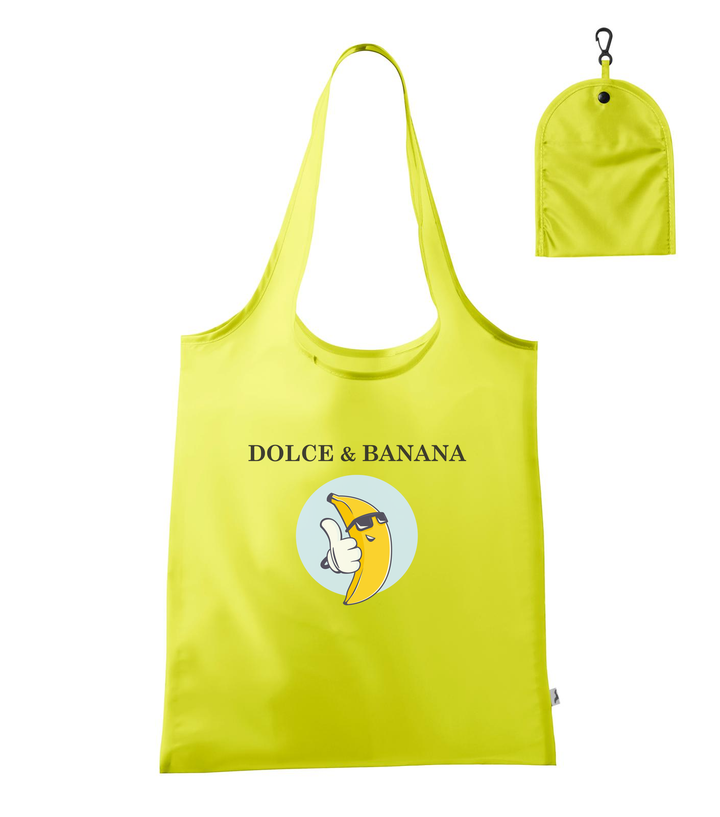 Dolce & Banana - Bevásárló táska neon sárga