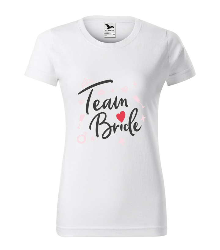 Team bride - Női póló fehér