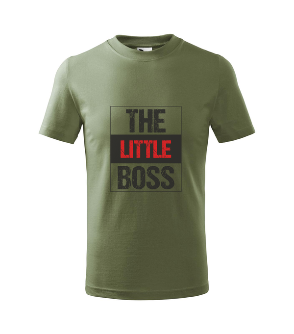 The little boss - Gyerek póló khaki