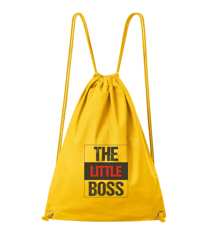 The little boss - Pamut hátizsák sárga